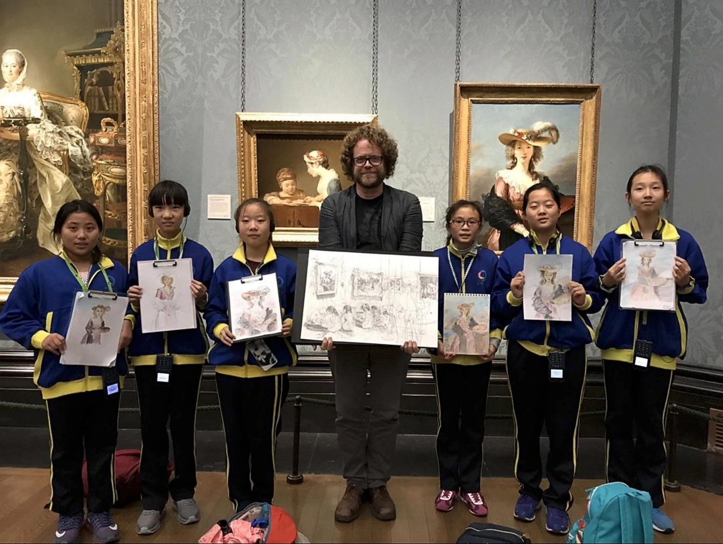 Chinese Sketchers and James