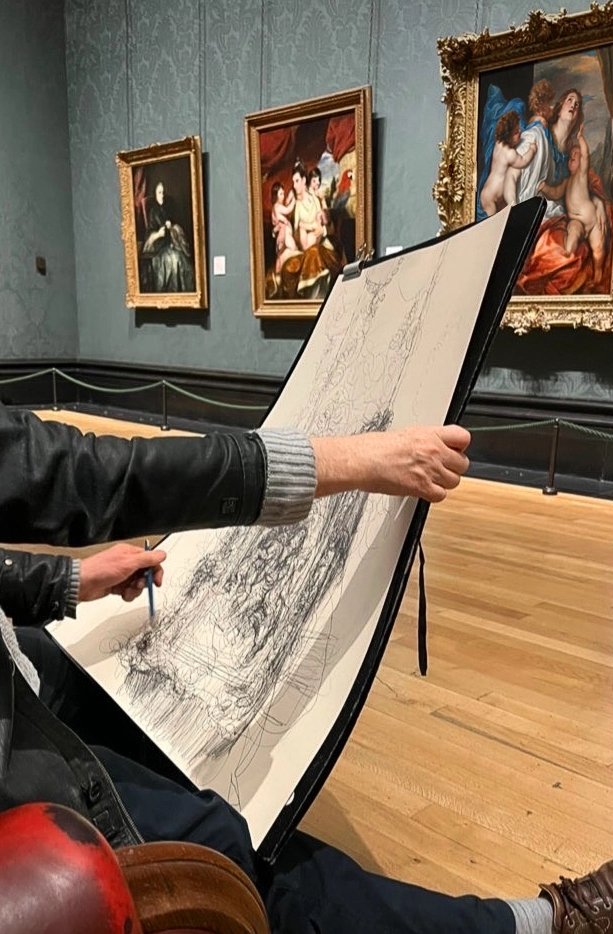 Drawing Van Dyck Drama - Photograph courtesy of Hera Soobin
